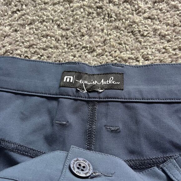 Travis Mathew Open To Close Tech Chino Pants Performance Blue Mens 36 (36x32) - Picture 5 of 8
